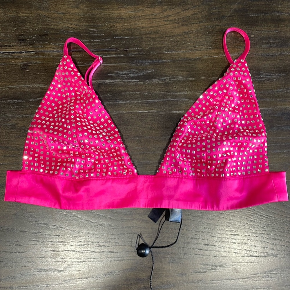 Sparkle Hot Pink Bra